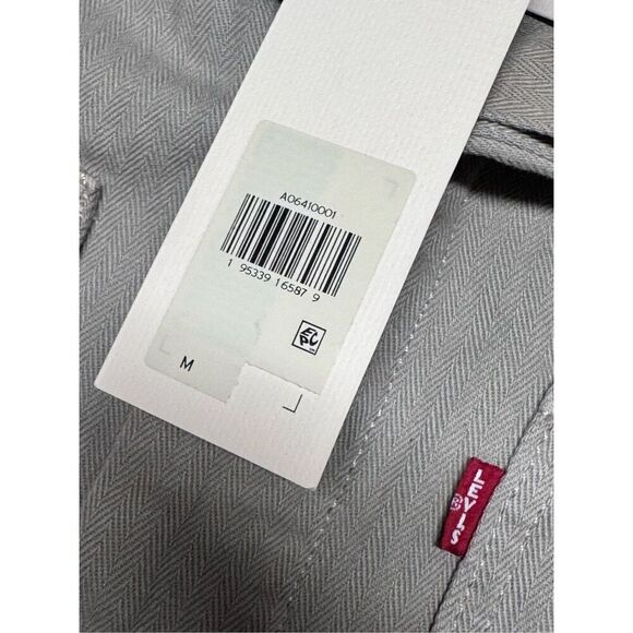 NWT LEVI’S Premium Half-All Oversized raw hem premium Japan Trucker Jacket sz m - Picture 7 of 10